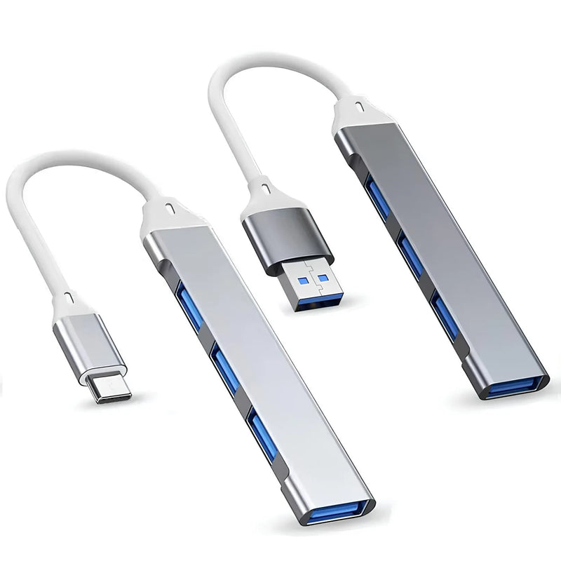 Adaptador Tipo-C com 4 Portas USB - Conecta+