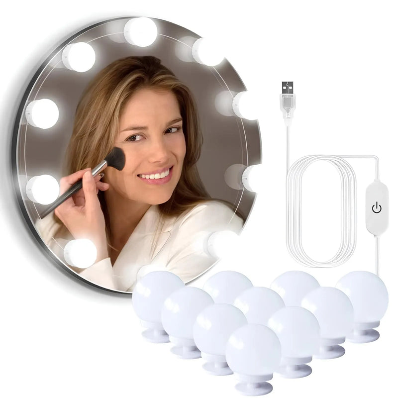Kit 10 LEDs para Espelho Maquiagem - MirrorBright