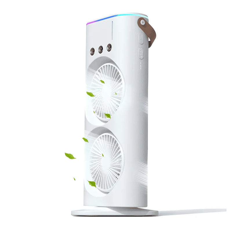 Mini Refrigerador de Ar com 2 Ventiladores USB - VentFreeze