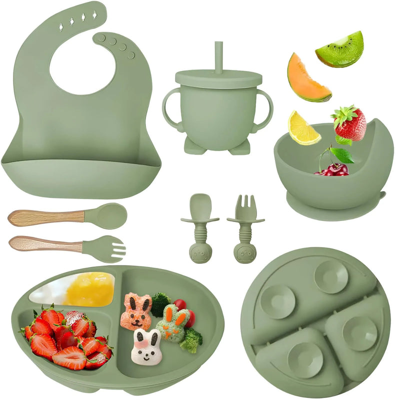Talheres Infantis com 8 Peças - NutriKit Baby