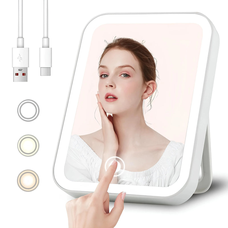 Espelho de Maquiagem LED USB - MakeShine