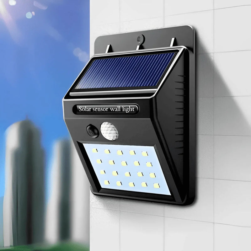 Refletor de Led Solar com Sensor de Presença - EcoLuz Pro