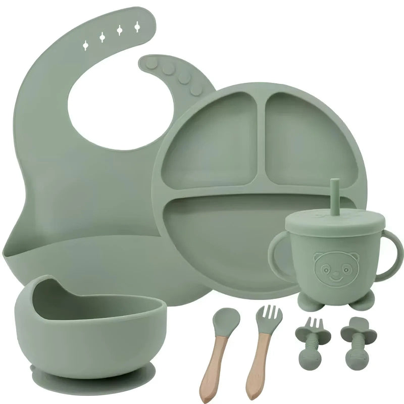Talheres Infantis com 8 Peças - NutriKit Baby