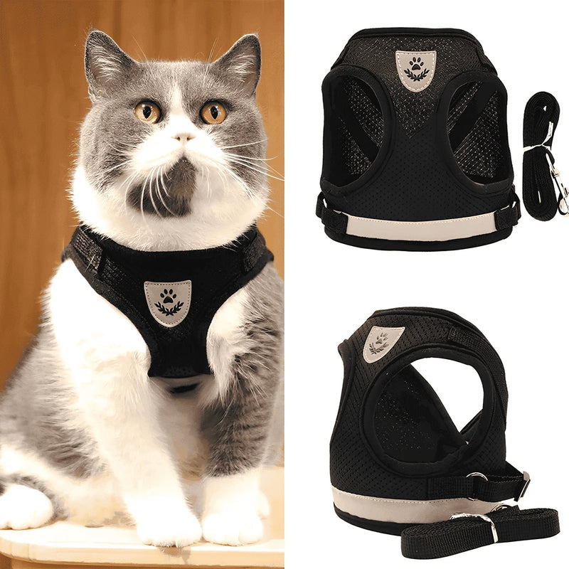 Coleira Peitoral com Guia para Cães e Gatos - PetComfort