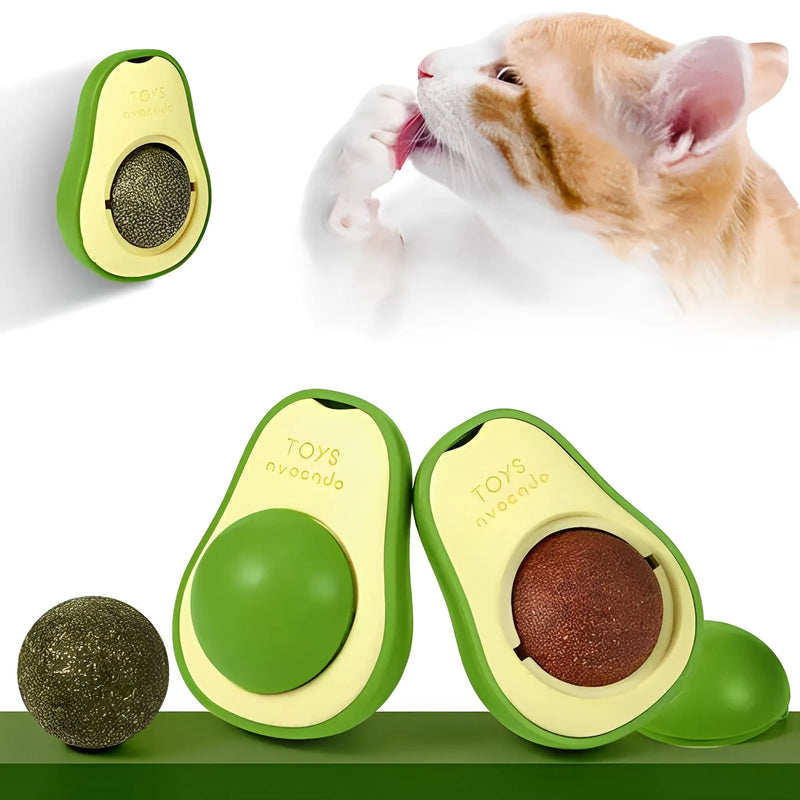 Abacate de Brinquedo para Gatos com Catnip - AbaCat