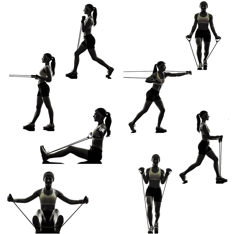 Kit Elásticos Extensores com 11 Peças - TrainStrong