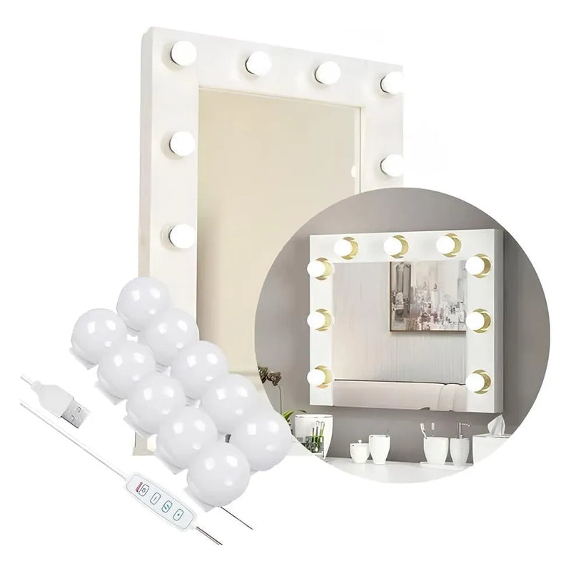 Kit 10 LEDs para Espelho Maquiagem - MirrorBright