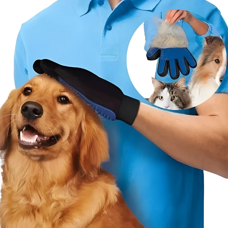 Luva Tira Pelos dos Pets - Luva Mágica