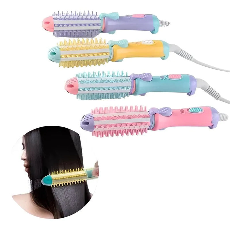 Mini Escova Alisa e Cachos 2 em 1 Bivolt - MiniCachos