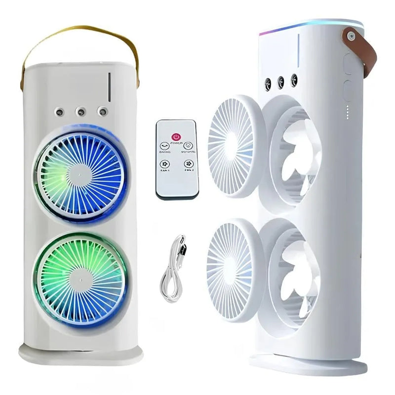 Mini Refrigerador de Ar com 2 Ventiladores USB - VentFreeze