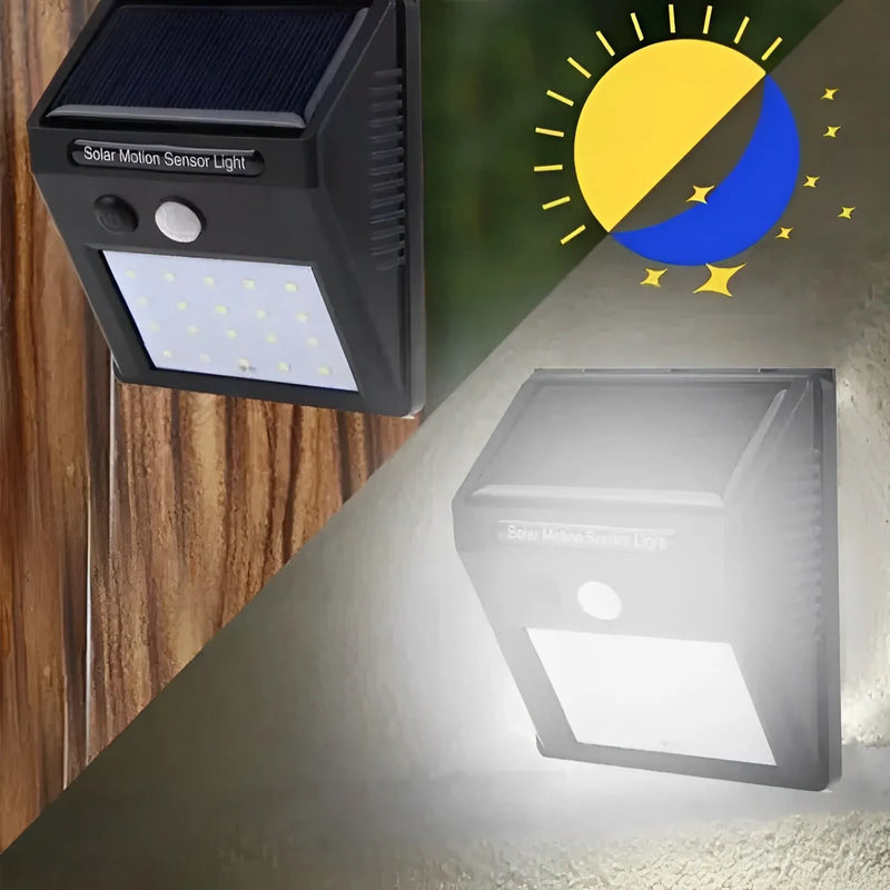 Refletor de Led Solar com Sensor de Presença - EcoLuz Pro