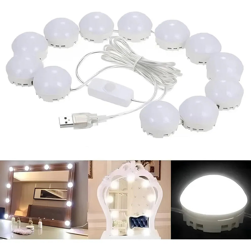 Kit 10 LEDs para Espelho Maquiagem - MirrorBright