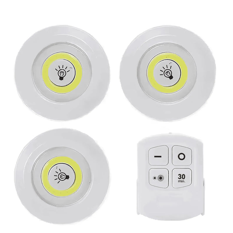 Kit 3 Lâmpadas Led Spot sem Fio - ClickLight