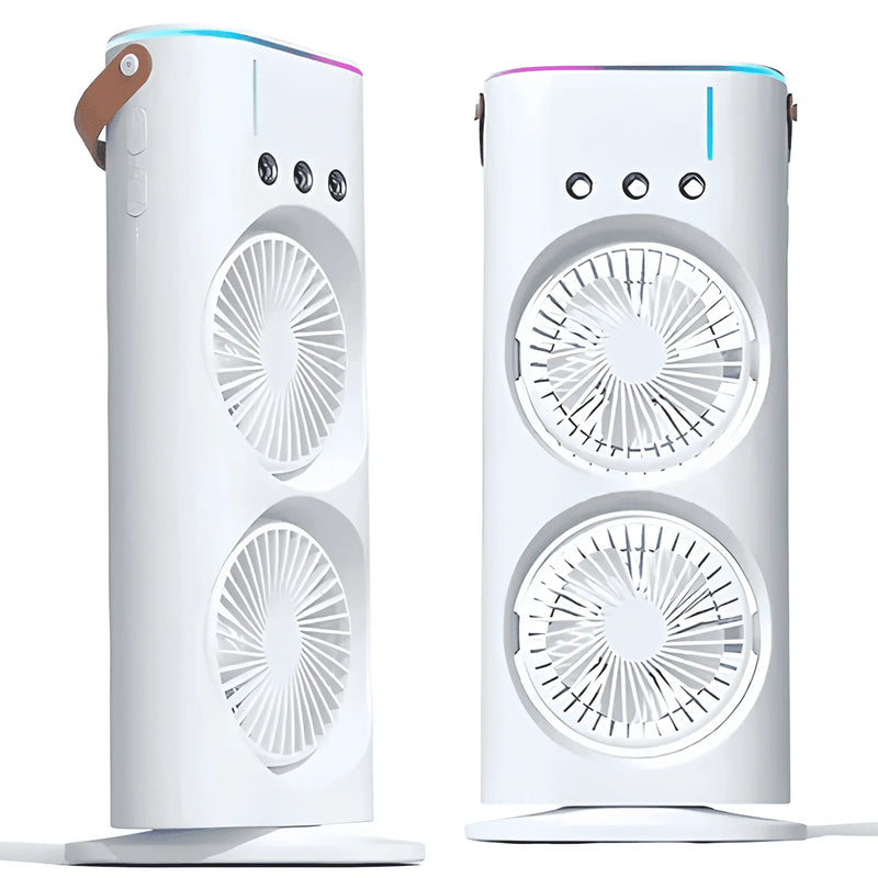Mini Refrigerador de Ar com 2 Ventiladores USB - VentFreeze