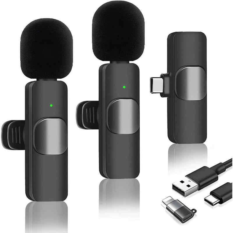 Microfone de Lapela sem Fio para iPhone e Android - LapelPro