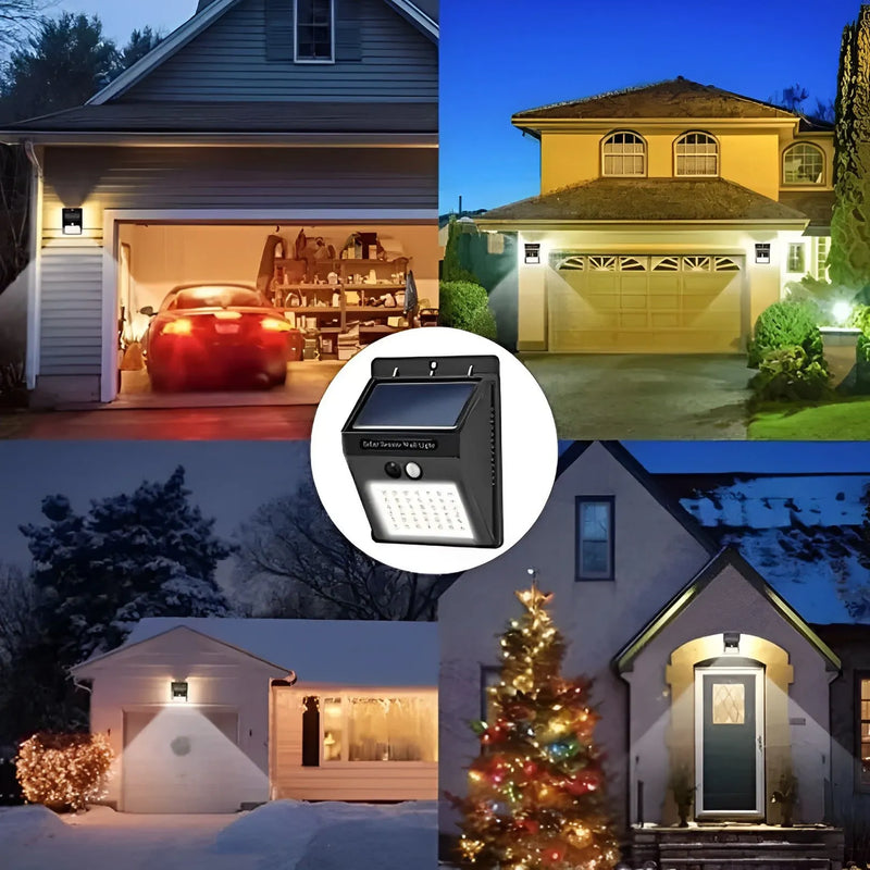Refletor de Led Solar com Sensor de Presença - EcoLuz Pro