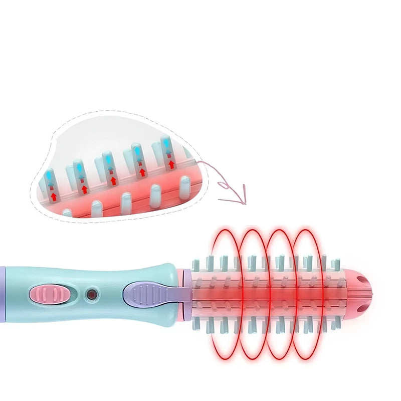 Mini Escova Alisa e Cachos 2 em 1 Bivolt - MiniCachos