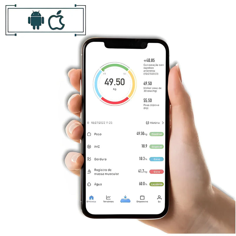 Balança de Bioimpedância Inteligente - BioFit Pro