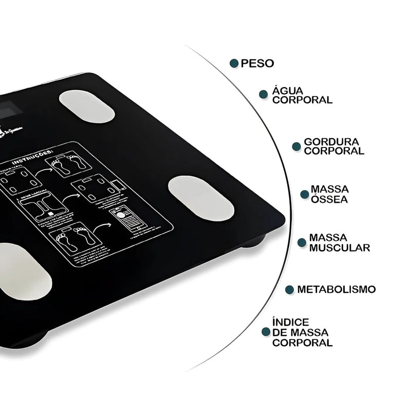 Balança de Bioimpedância Inteligente - BioFit Pro
