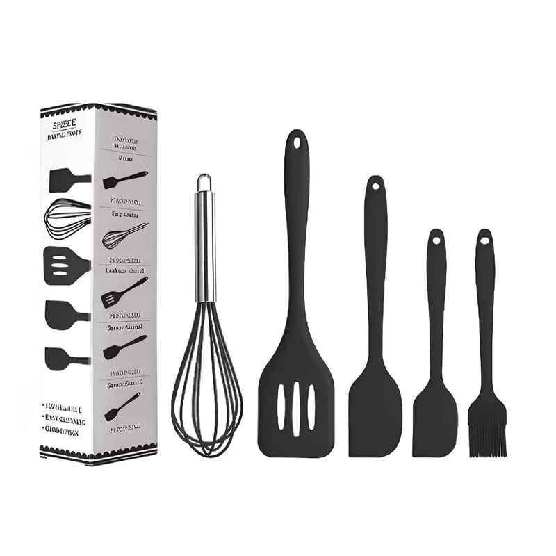 Kit com 5 Utensílios de Cozinha - Gourmet Kit