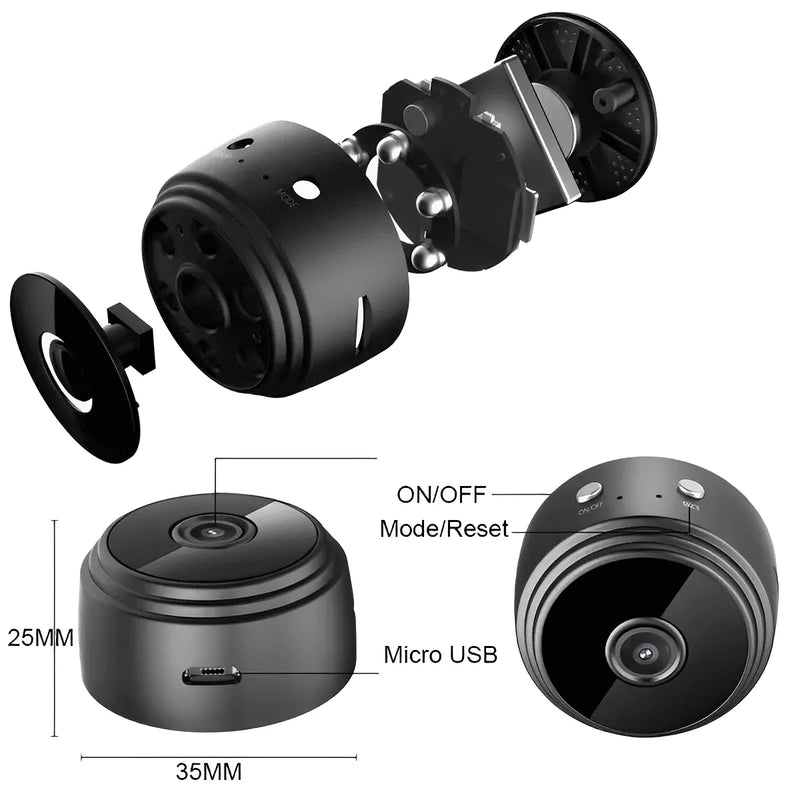 Mini Câmera de Segurança Wifi - VigiaMini