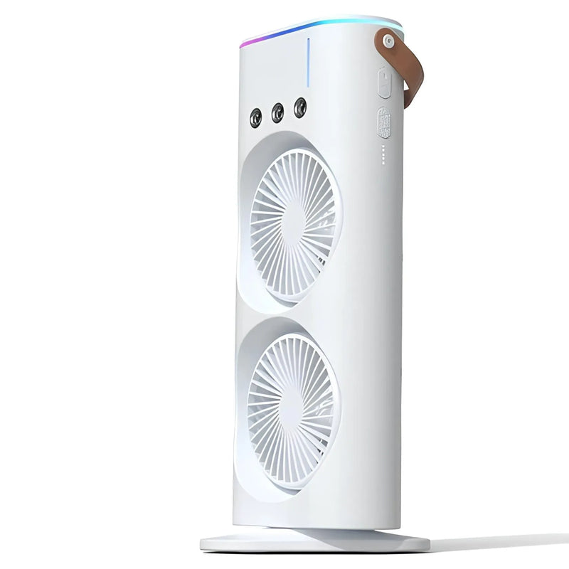 Mini Refrigerador de Ar com 2 Ventiladores USB - VentFreeze