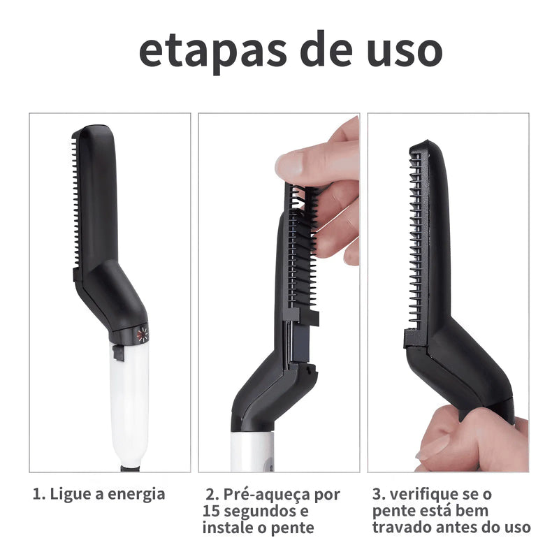 Modelador e Alisador Masculino Bivolt - HairBoss