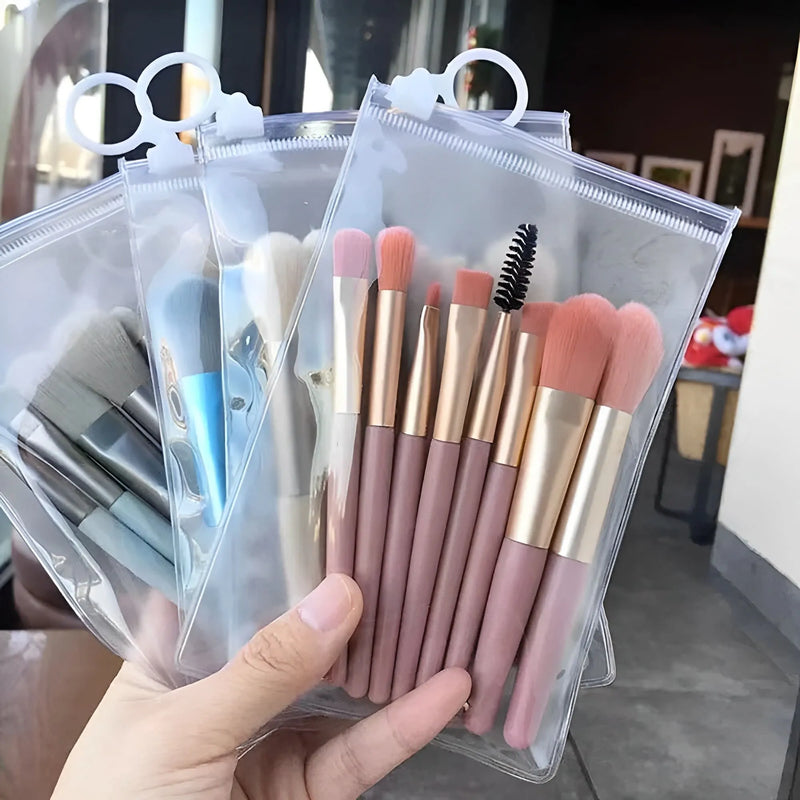 Kit com 8 Pincéis de Maquiagem - MakeArt 8+